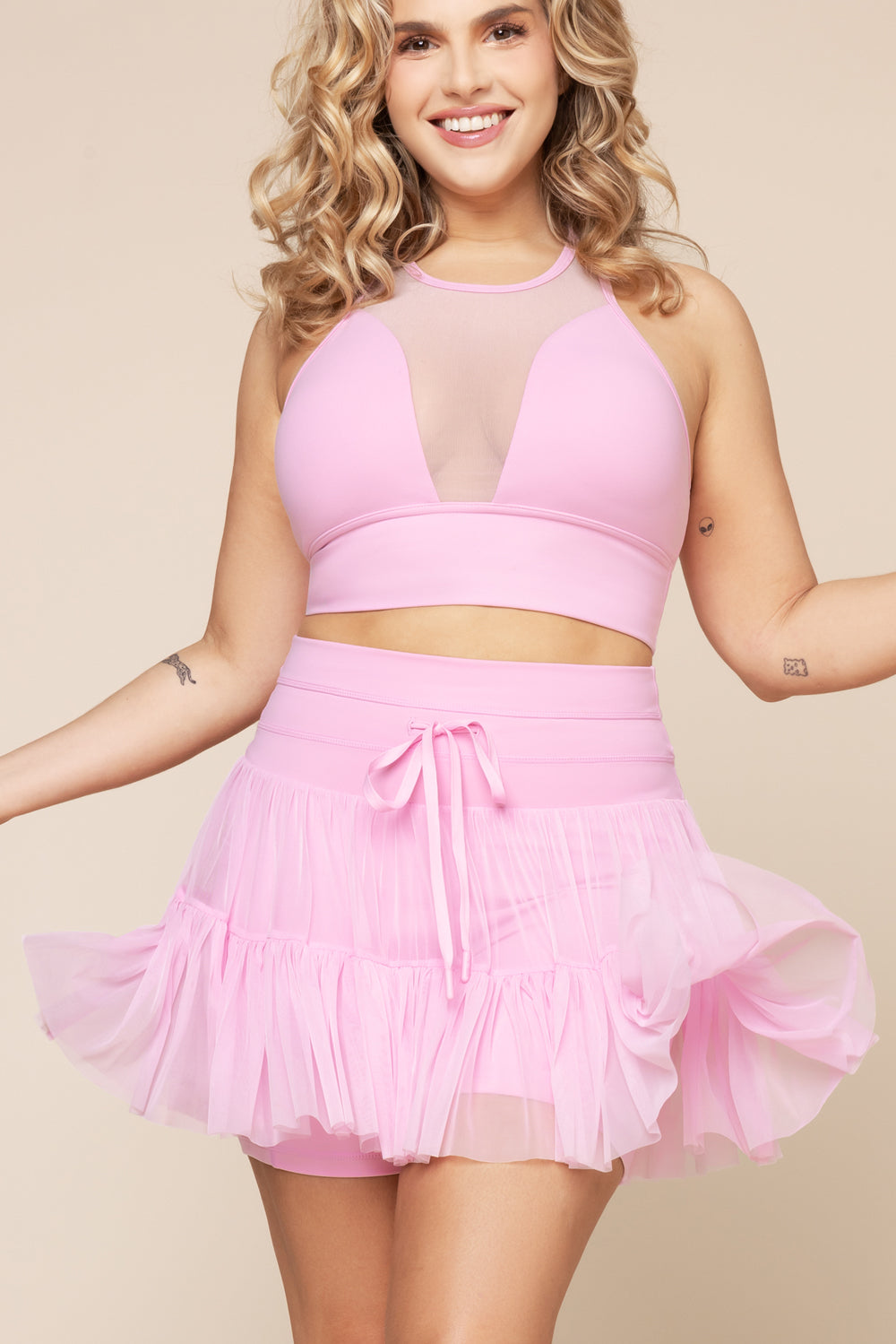 Pirouette Skort Bubblegum