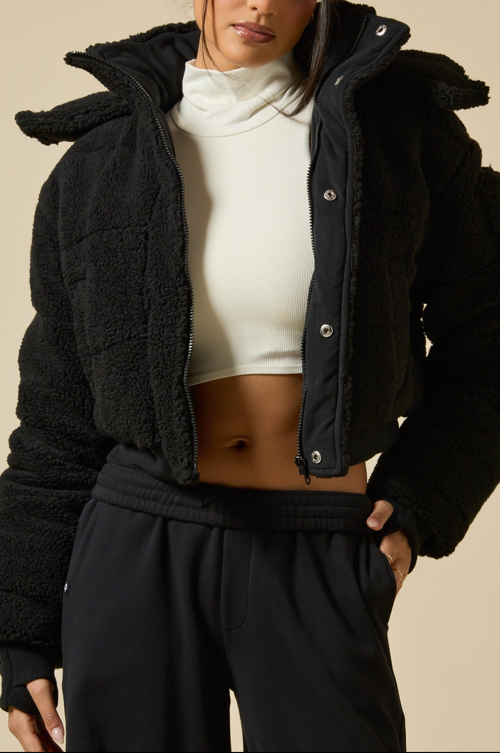 Alpine Puff Jacket - Black