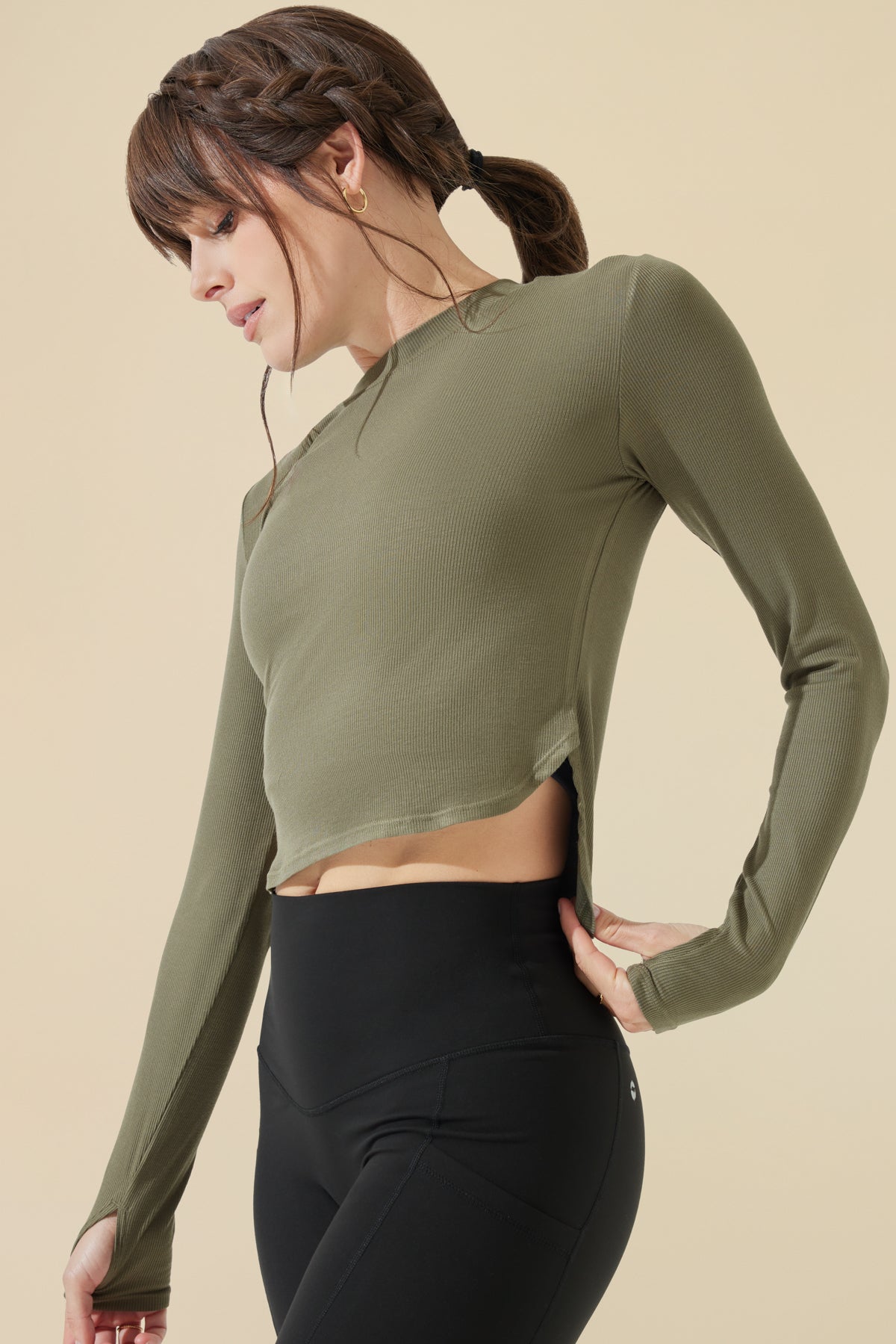 Refine Long Sleeve Top Dark