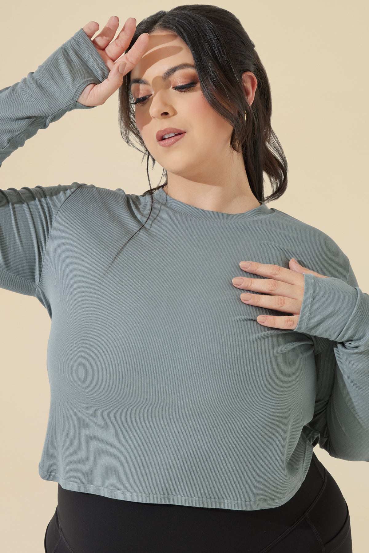 Refine Long Sleeve Top Stormy