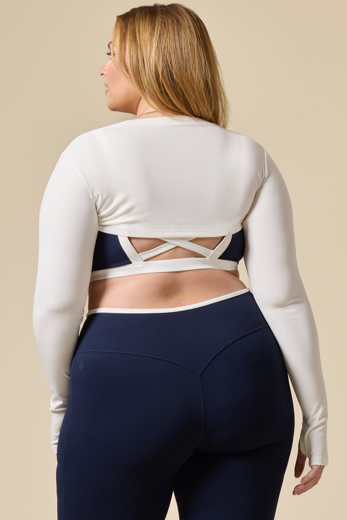 Relevé Ribbed Shrug - Bright White