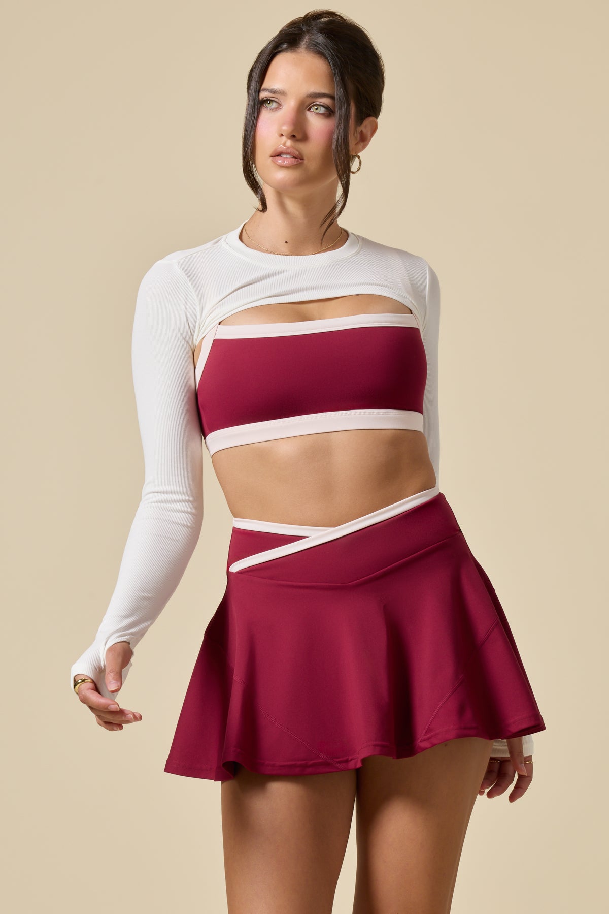 Relevé Ribbed Shrug - Bright White