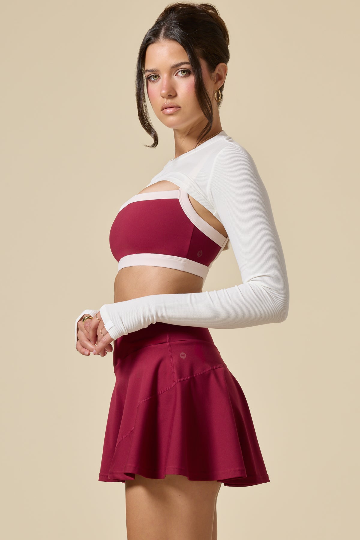 Relevé Ribbed Shrug - Bright White