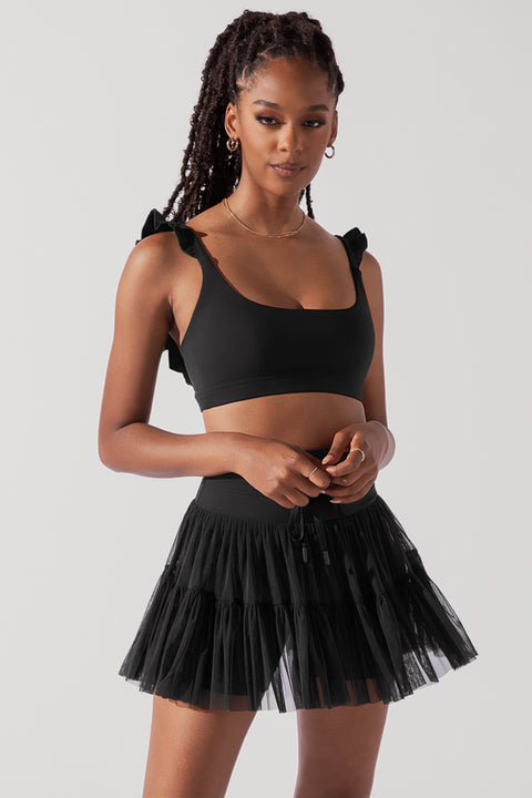 Romance Ruffle Bra - Black – POPFLEX®