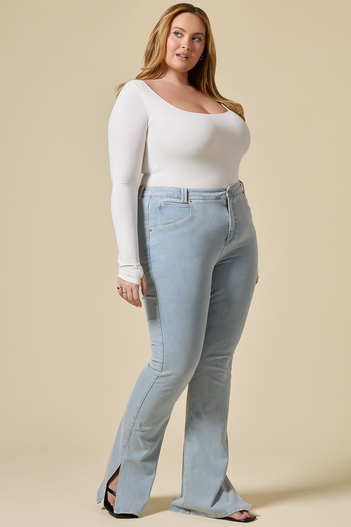 Scoop Me Off My Feet Bodysuit - Bright White