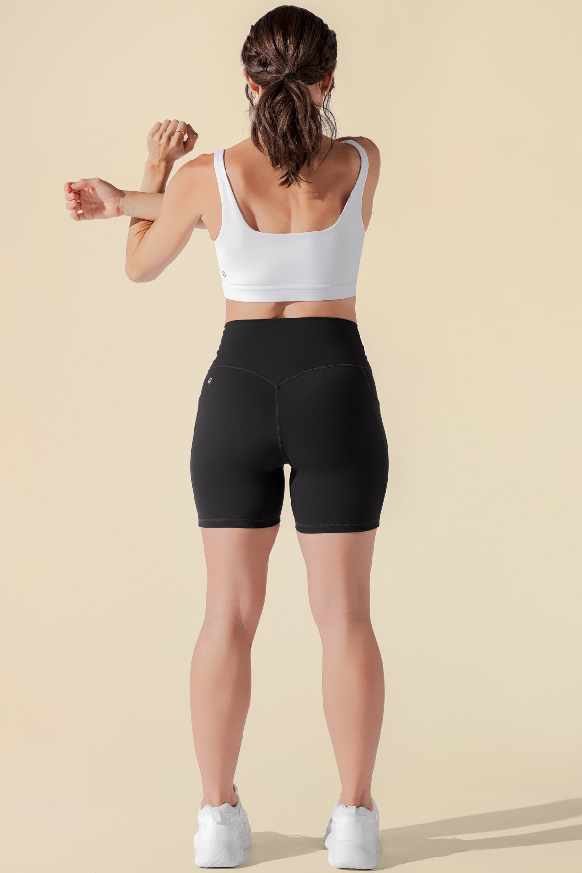 Supersculpt™ Midi Short with Pockets - Black – POPFLEX®