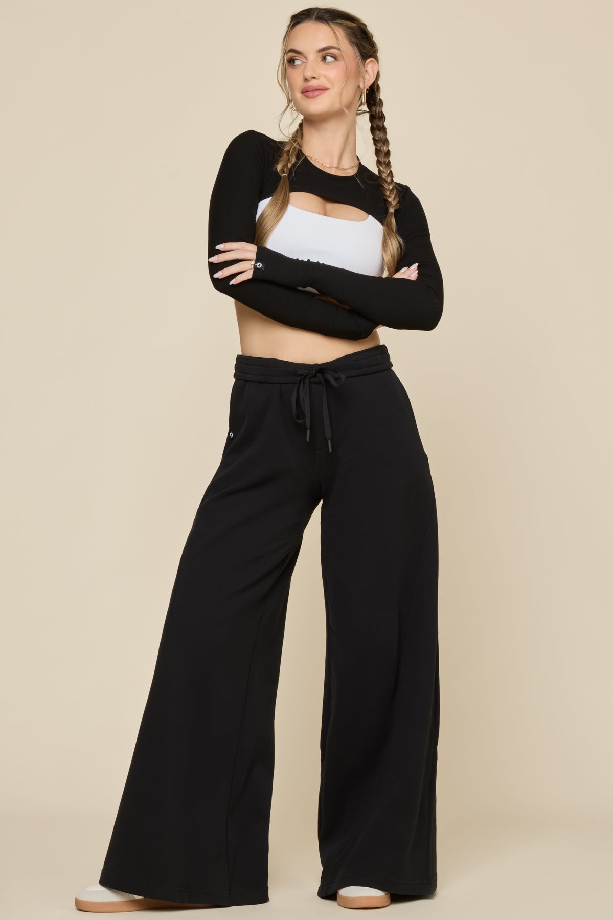 COZY STRAIGHT LEG SWEATS - BLACK かつき君着用 COZY STRAIGHT LEG SWEATS - BLACK