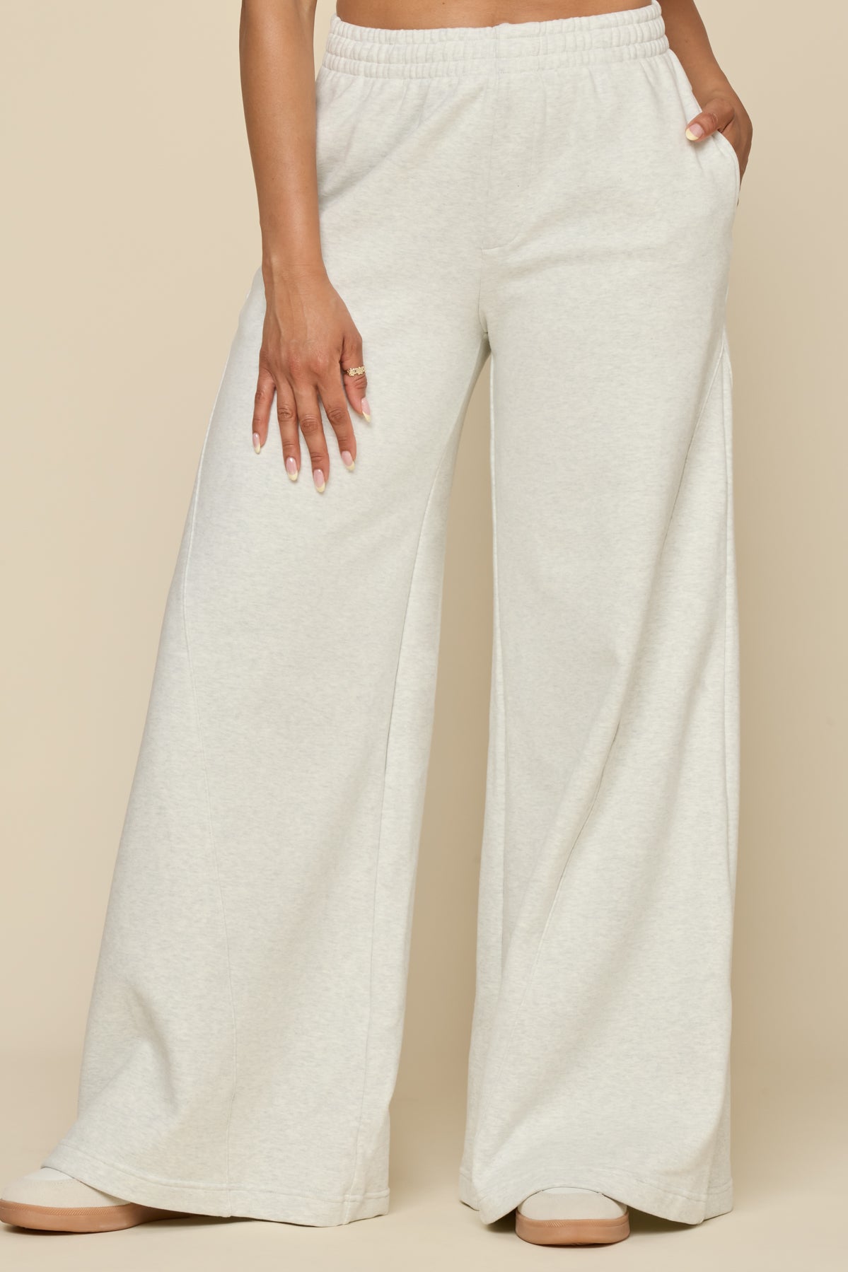 Superwide Sweatpant - Heather Grey