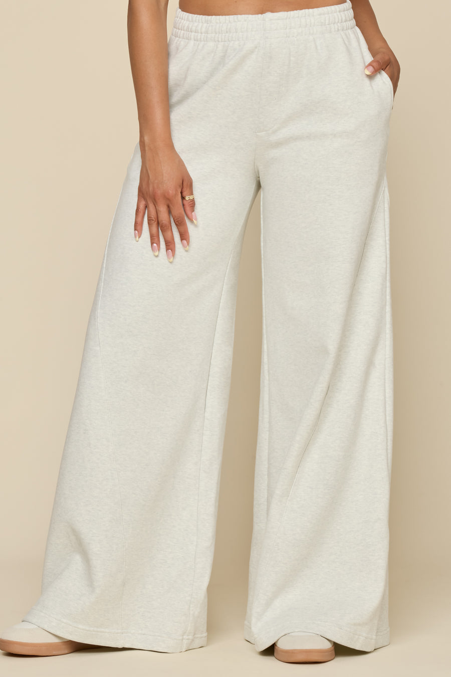 Superwide Sweatpant - Heather Grey