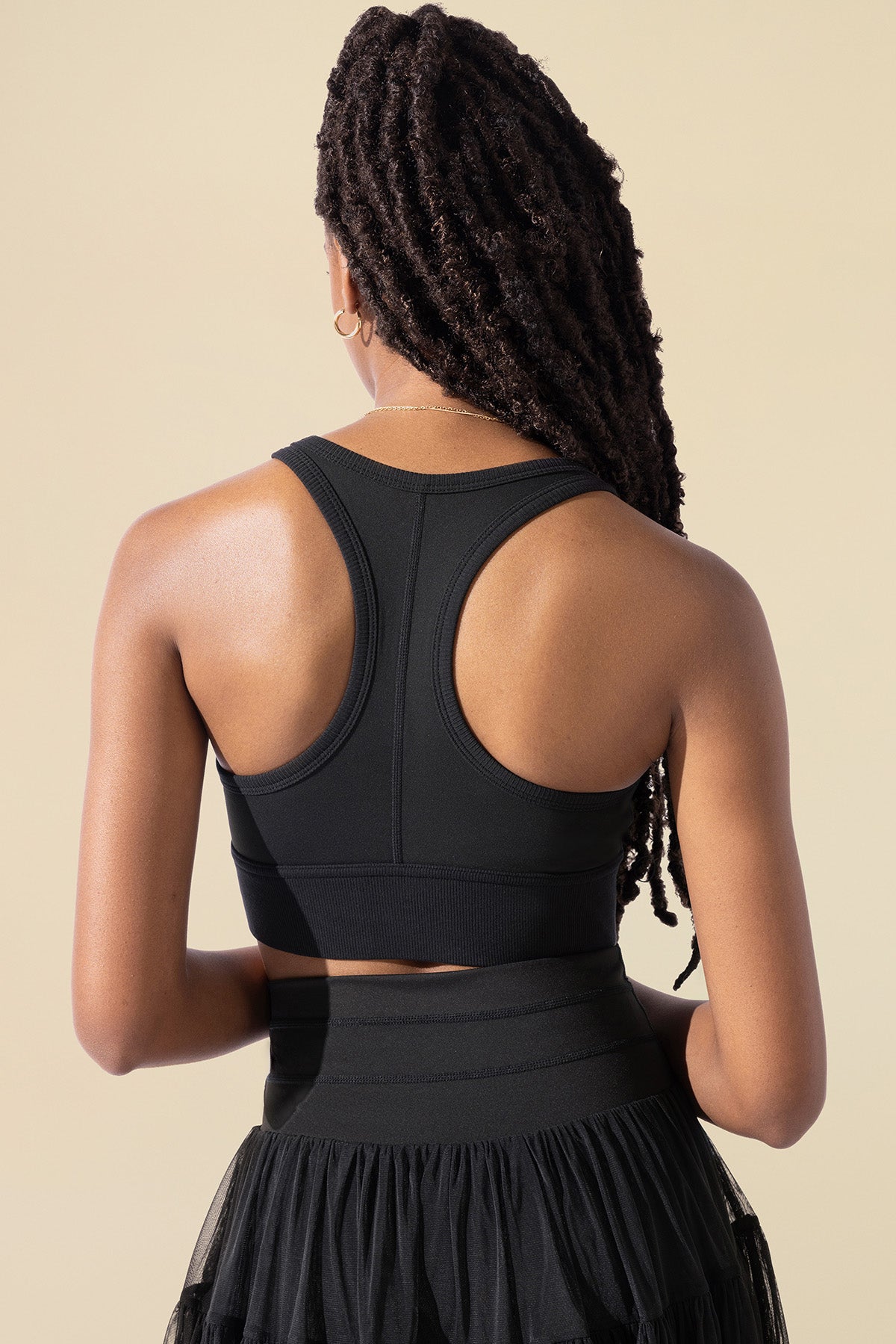 Sweat Sesh Crop Top - Black – POPFLEX®