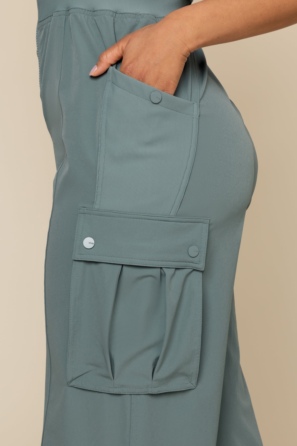 Take a Hike Overalls - Fog Green