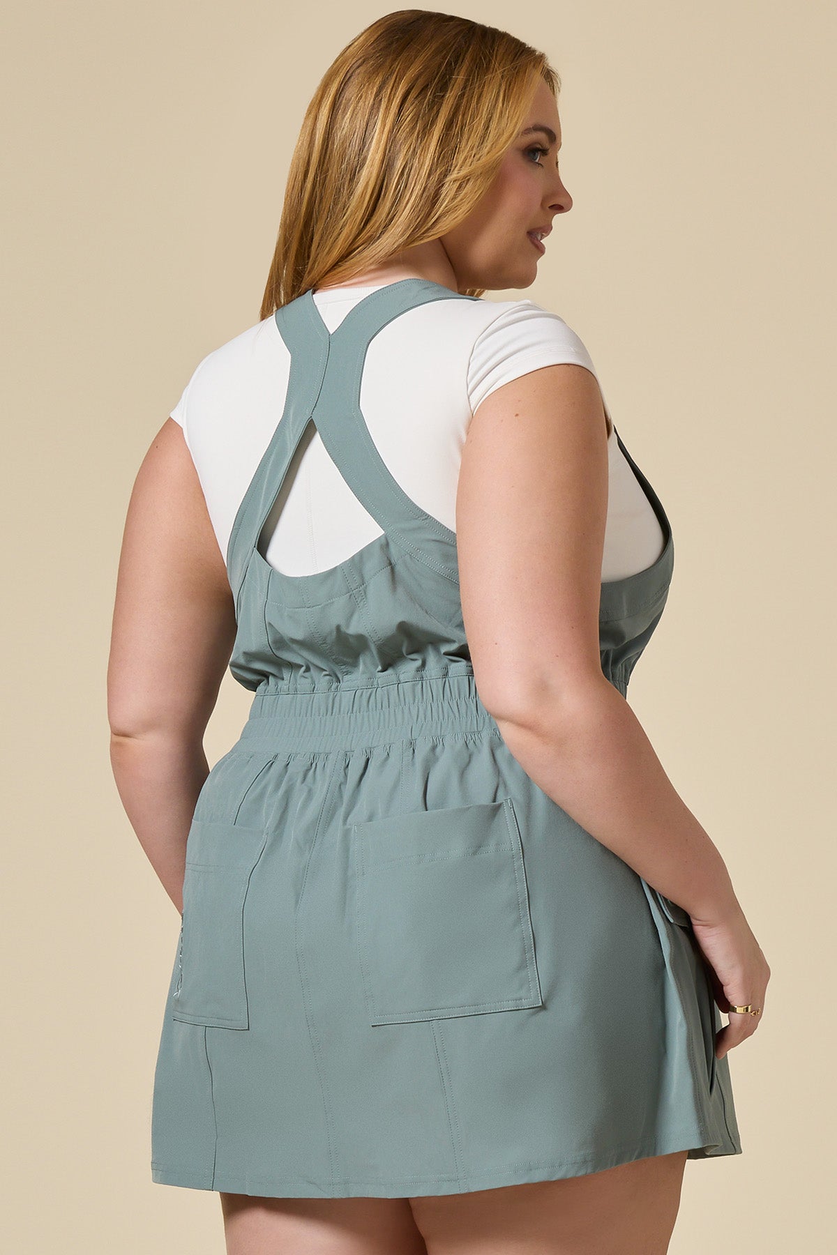 Take a Hike Dress Set - Fog Green