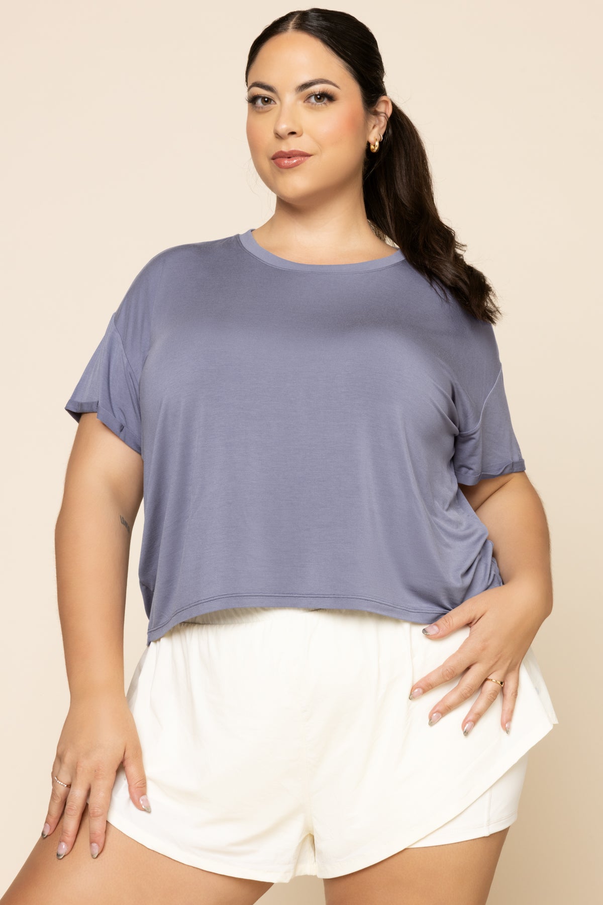 The Perfect Tee - Blue Mist