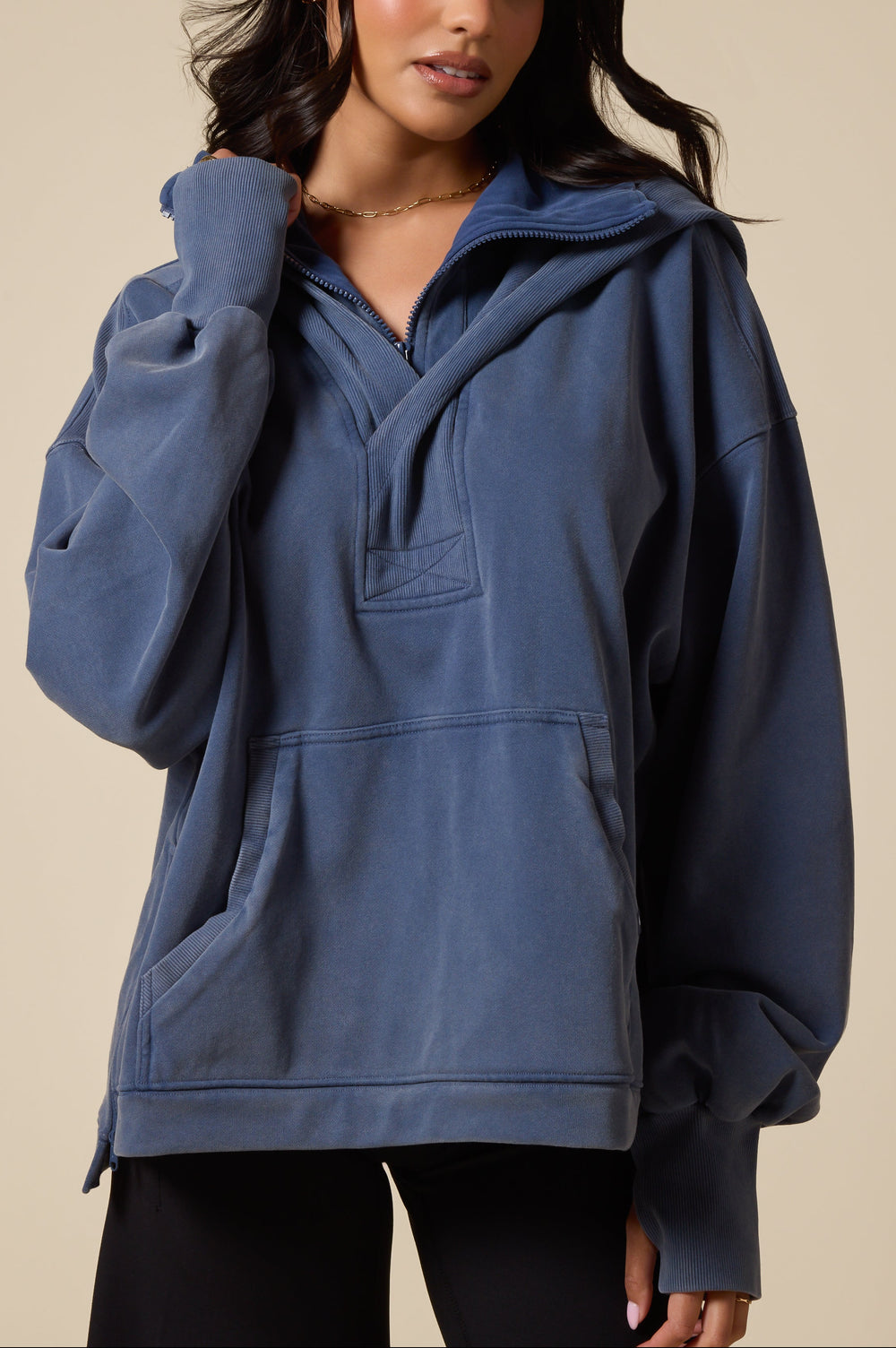 Twice as Nice Sweater - Vintage Denim Blue
