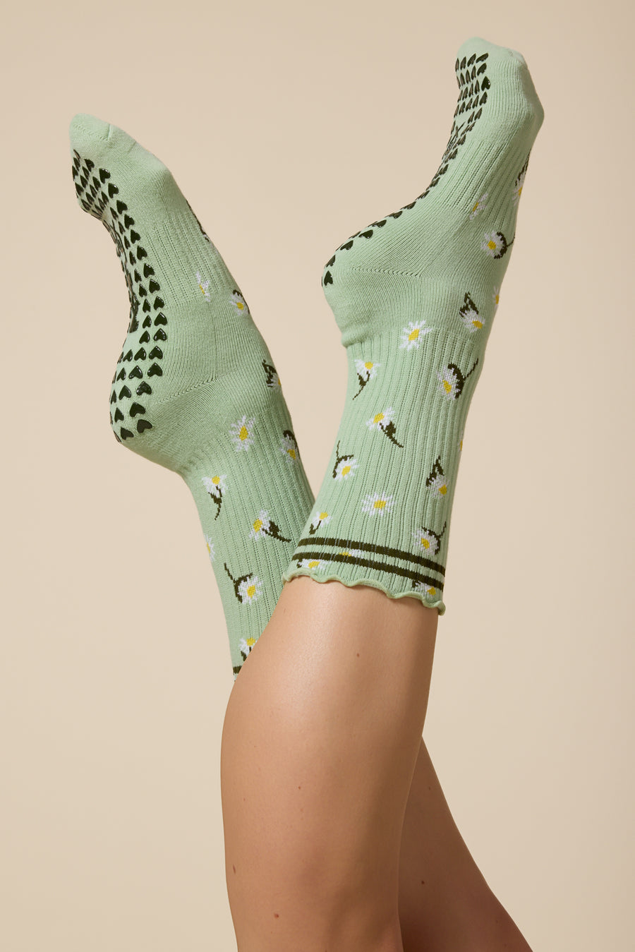 Studio Grip Sock - Dainty Daisy