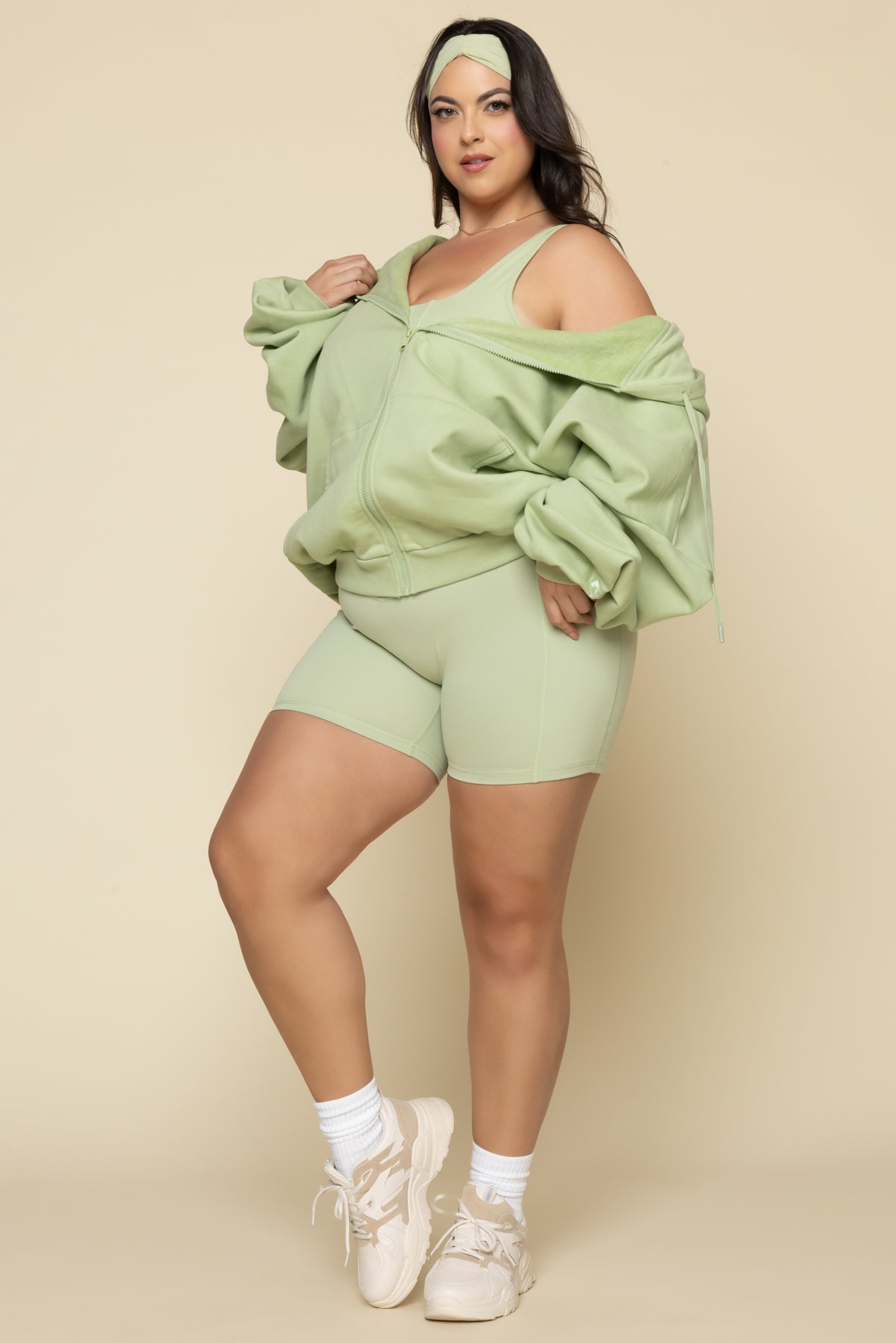 Zip Cloud Hoodie - Pistachio – POPFLEX®