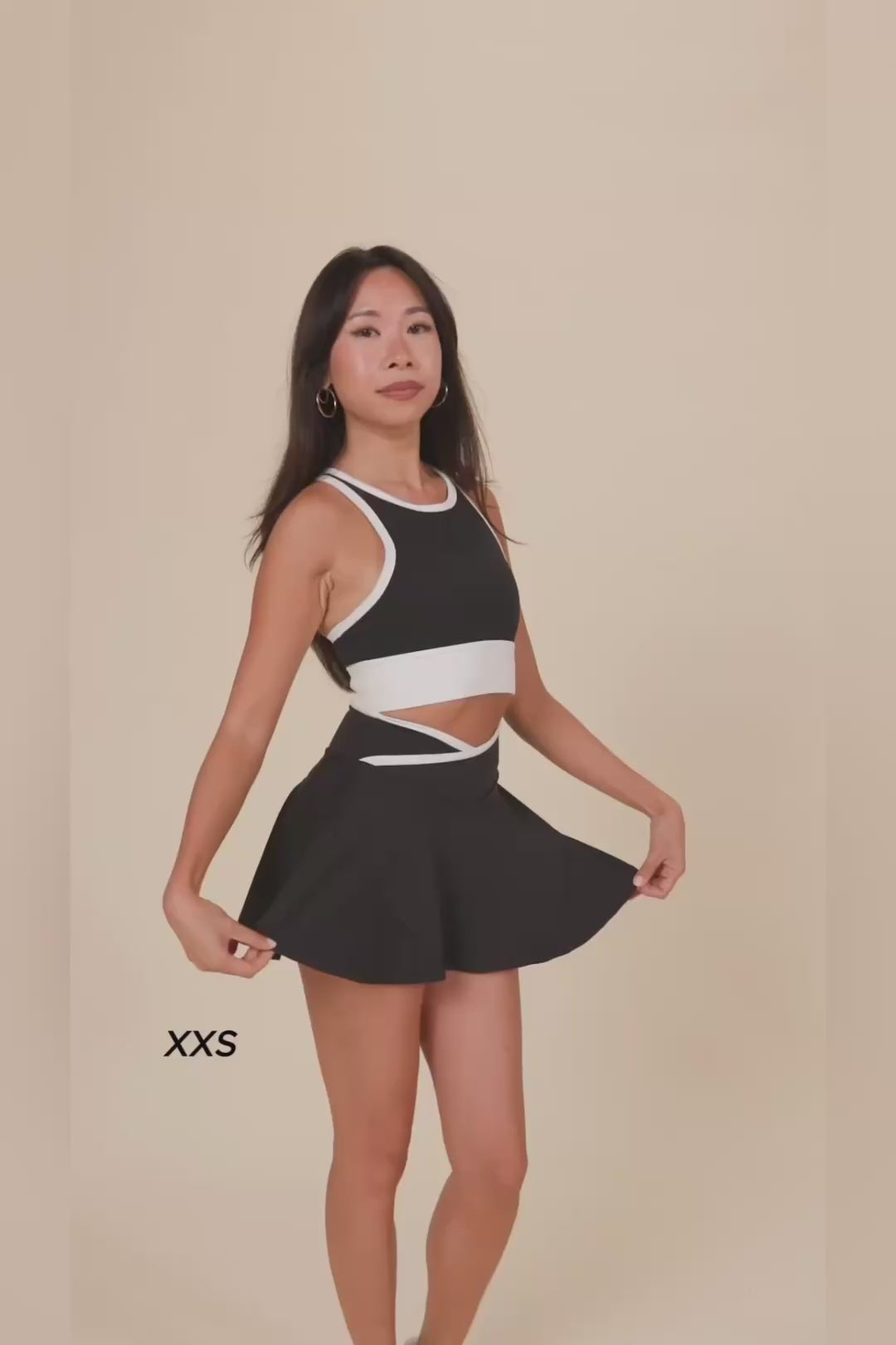 Crisscross Hourglass® Twirl Skort - Cayenne – POPFLEX®