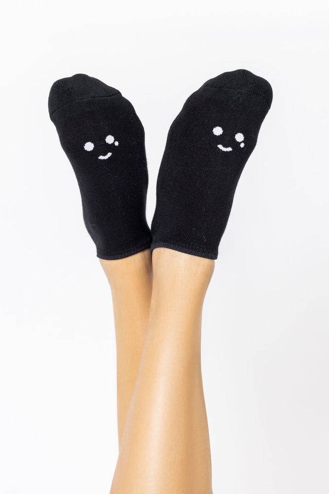 Happy Cry Face Low Rise Socks