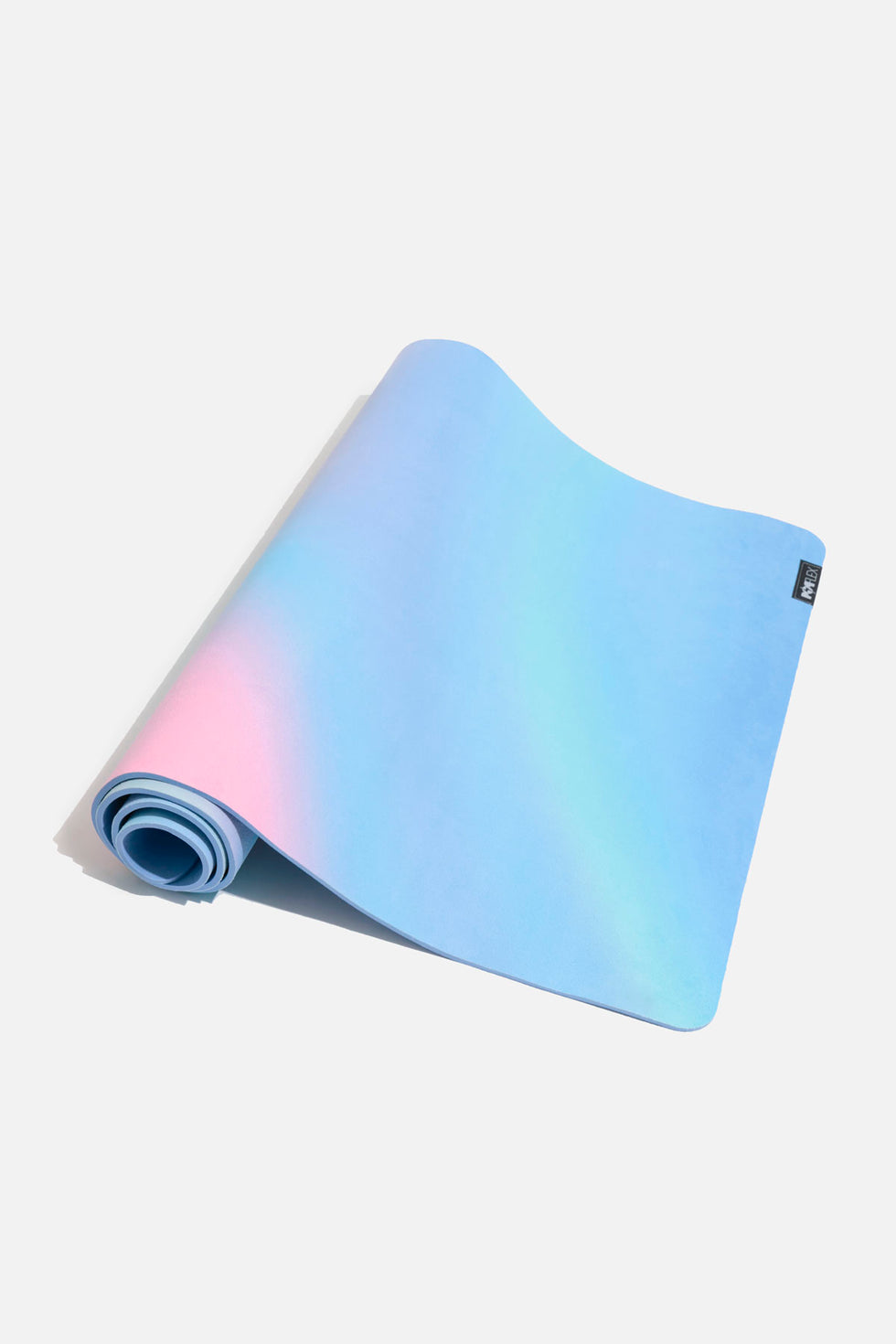 Super Wide 32” Vegan Suede Yoga Mat Holographic POPFLEX®