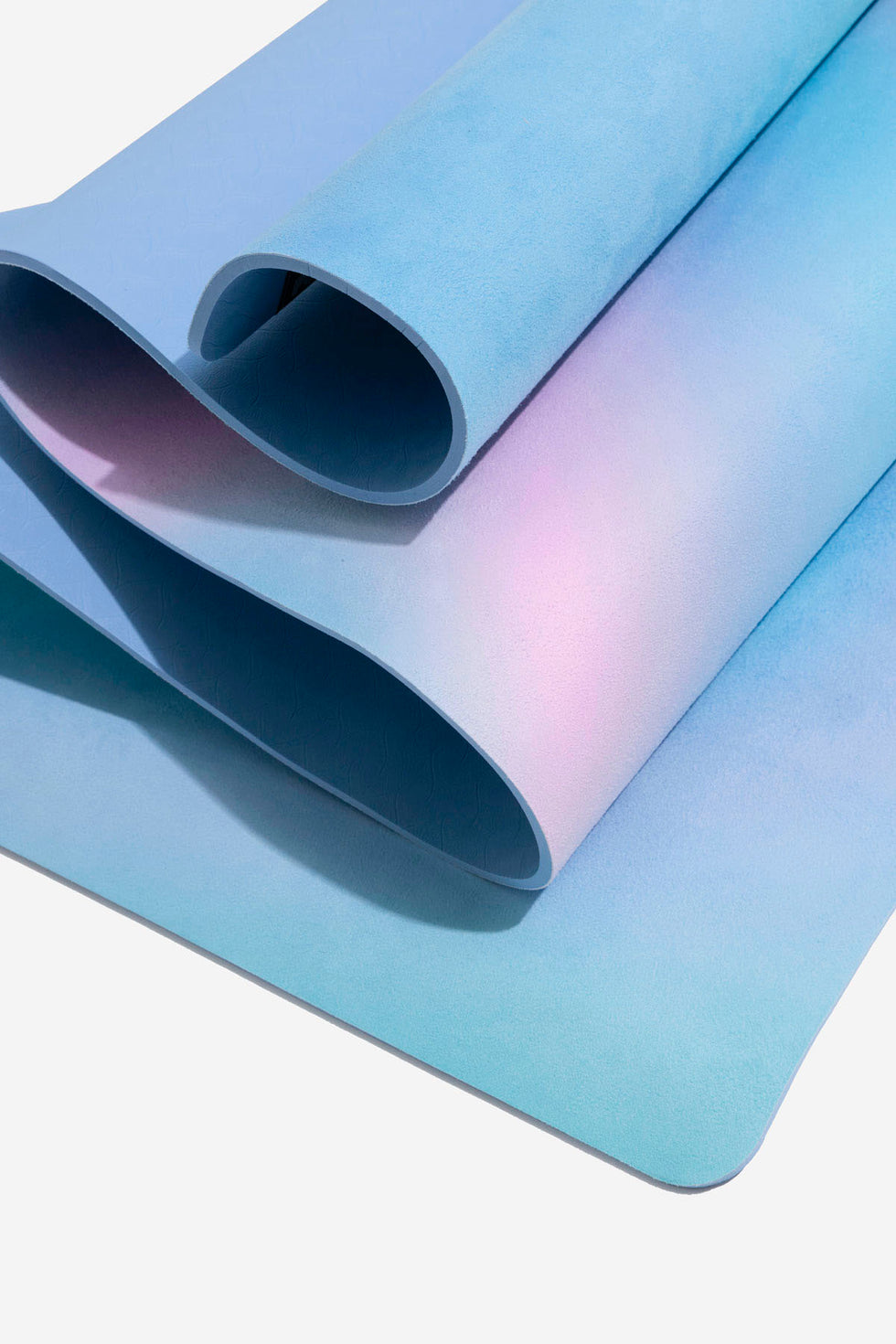Super Wide 32” Vegan Suede Yoga Mat Holographic POPFLEX®