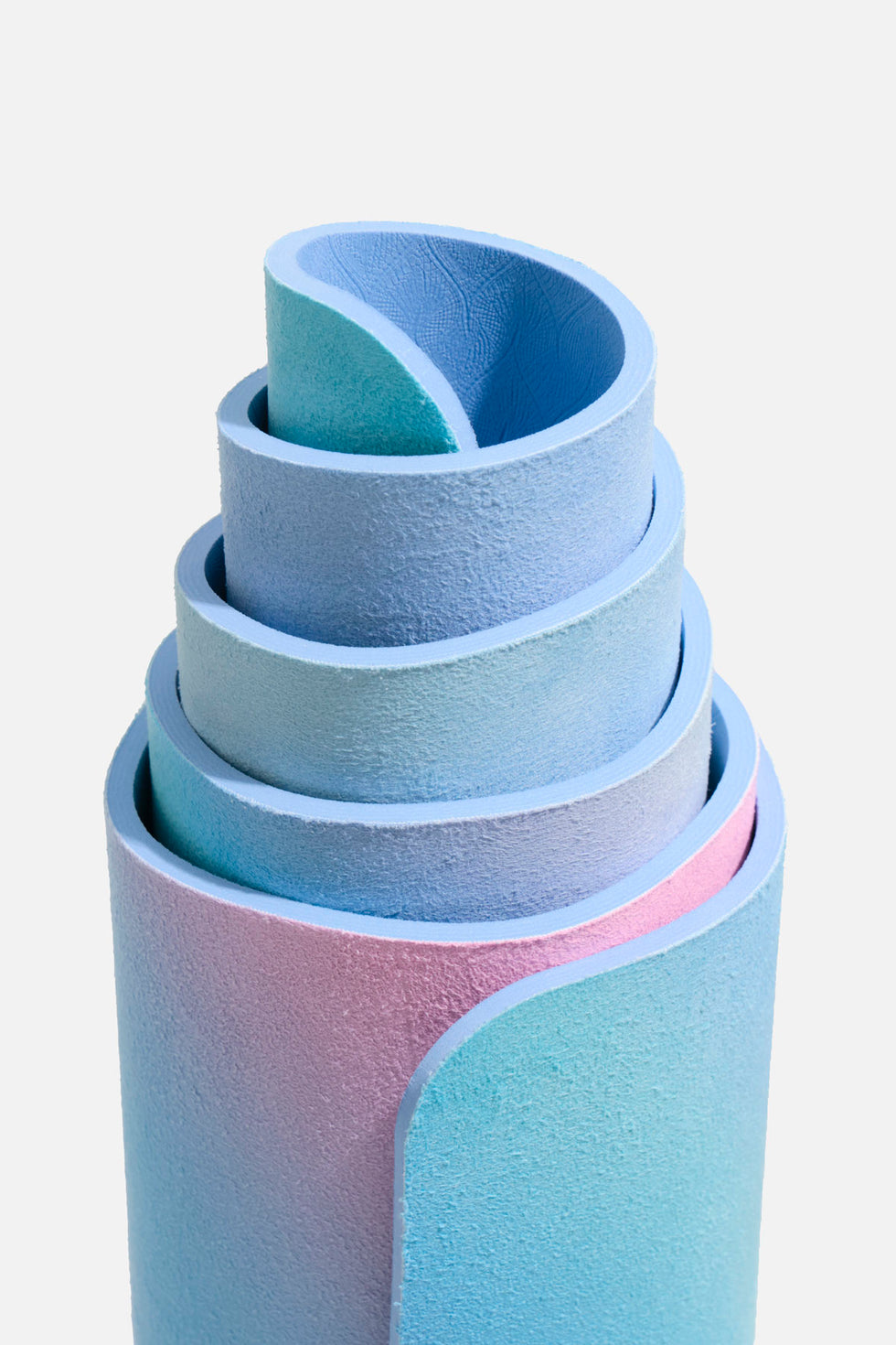 Super Wide 32” Vegan Suede Yoga Mat Holographic POPFLEX®