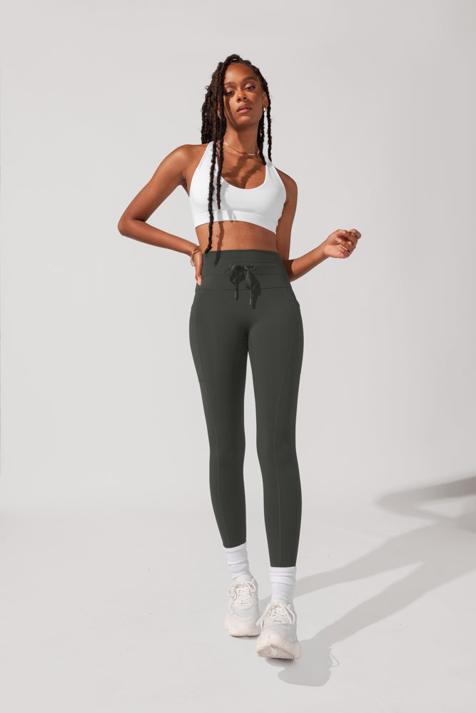 Cargo Leggings Pockets Forestwood